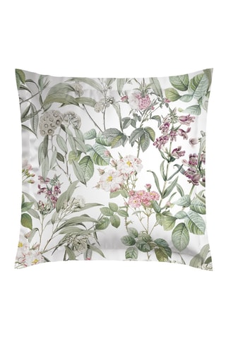 2 taies d'oreiller en satin de coton 200 fils/cm² Rozas - Blanc