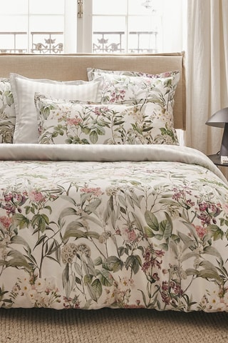 Parure de couette en satin de coton 200 fils/cm² 
Rozas - Blanc