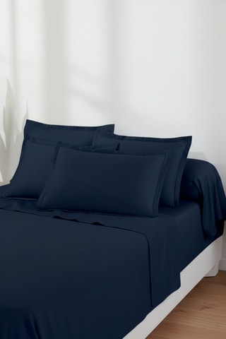 Drap plat Uni 1 baratta - Bleu