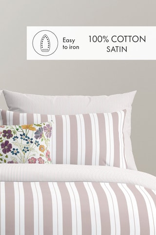 Drap plat Noémie - Vieux rose