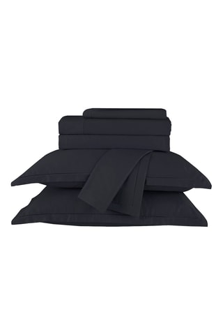 Parure de draps Uni 1 baratta - Bleu foncé