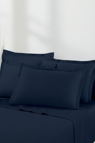 Parure de draps Uni 1 baratta - Bleu foncé