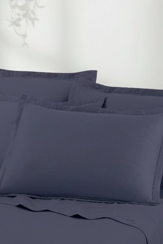 Parure de draps Uni 1 baratta - Bleu marine