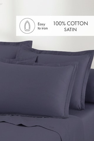 Parure de draps Uni 1 baratta - Bleu marine