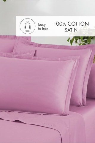 Parure de draps Uni 1 baratta - Mauve