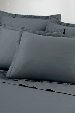 Parure de draps en satin de coton - Gris