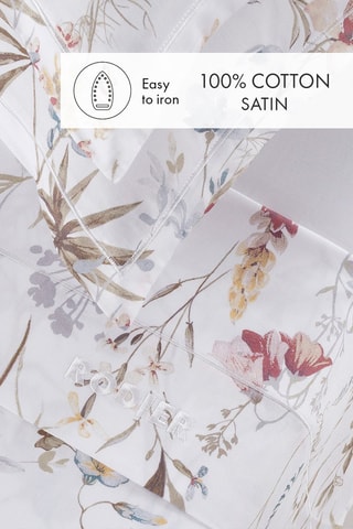 Parure de draps Colibri chantant - Blanc