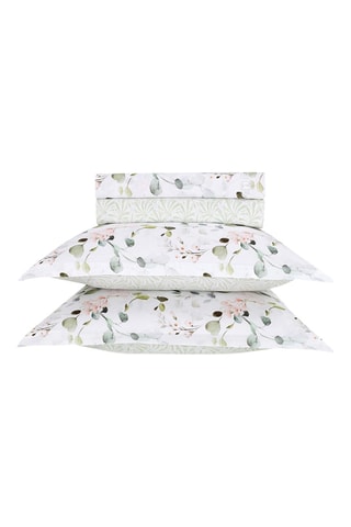 Parure de draps en satin de coton 80 fils/cm² - Blanc