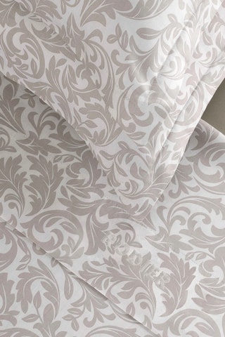 Parure de draps en satin de coton 80 fils/cm² - Taupe