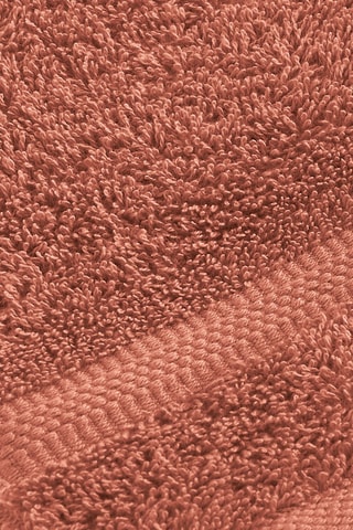 4 gants de toilette Terracotta