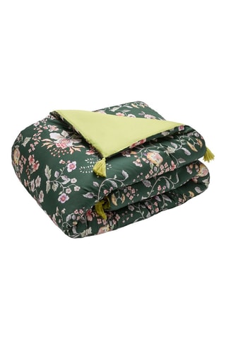 Edredon en satin de coton - Vert