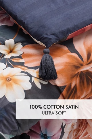 Edredon en satin de coton - Bleu