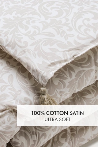 Edredon en satin de coton - Beige