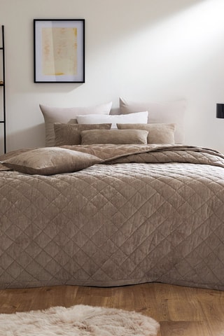 Couvre-lit Diamond  Taupe