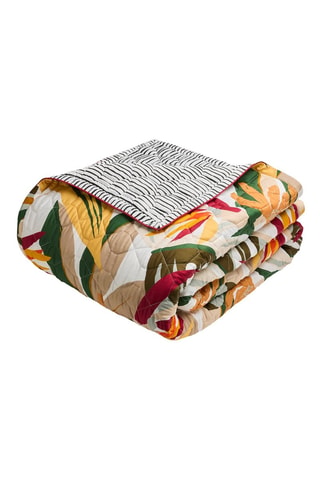 Couvre-lit en satin de coton 80 fils/cm² - Orange