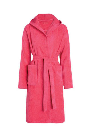 Peignoir à capuche Fuchsia