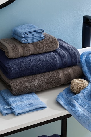 4 serviettes Bleu clair