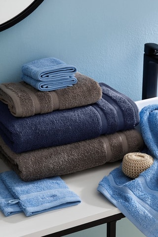 Tapis de bain Bleu foncé - 60 x 100 cm