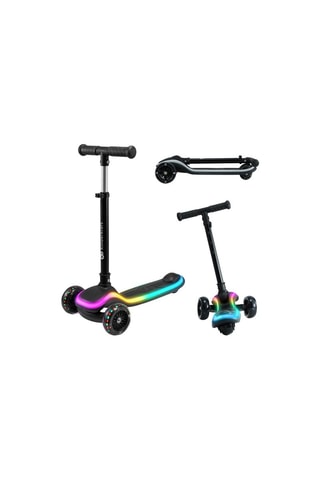 Trottinette à 3 roues Led Raket  - Dès 2 ans - Jusqu'à 50 kg