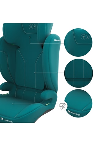 Siège-auto évolutif I-Spark 2 Plus - De 3,5 à 12 ans - De 100 à 150 cm - Jusqu’à 36 kg - Vert