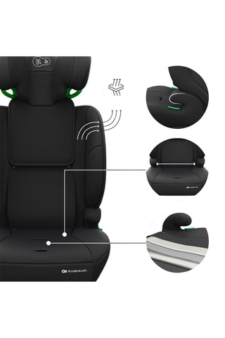 Siège-auto évolutif Comfort Up 2 Plus i-Size - De 15 mois à 12 ans - De 76 à 150 cm - Noir