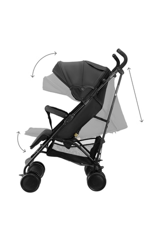 Poussette Siesta 2 - Dès 6 mois - 22 kg - Noir