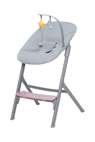Chaise haute Livy et transat Calmée - Dès la naissance - Jusqu'à 110 kg