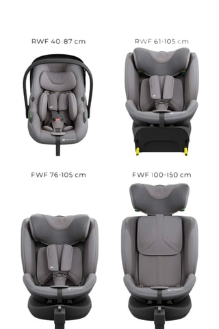Siège-auto évolutif Endura Safe modular system -  De 40 à 150 cm - Gris