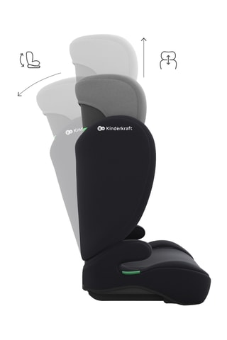 Siège-auto évolutif I-Spark 2 Plus - De 3,5 à 12 ans - De 100 à 150 cm - Jusqu’à 36 kg - Gris
