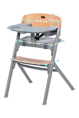Chaise haute Livy - Dès 6 mois - Jusqu'à 110 kg