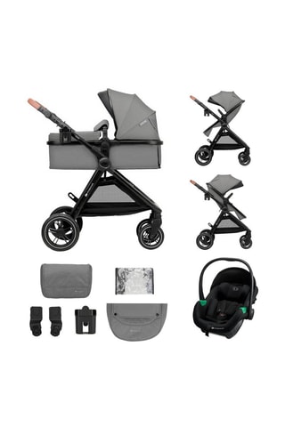 Poussette Esme 3-en-1  - Dès la naissance - Jusqu'à 22 kg - Noir et gris