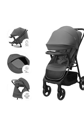 Poussette Trig 3 - Jusqu’à 4 ans - 22 kg - Gris