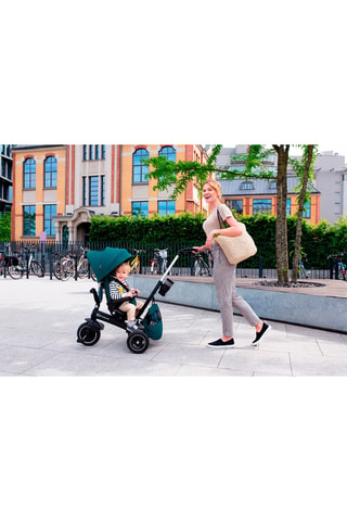 Tricycle EasyTwist - Gris et noir - De 9 mois à 5 ans