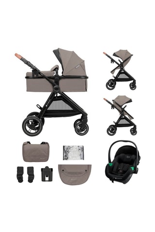 Poussette Esme 3-en-1  - Dès la naissance - Jusqu'à 22 kg - Noir et beige