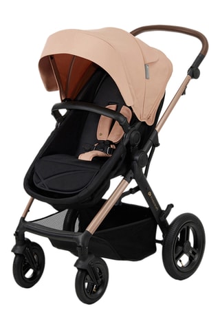 Poussette 4-en-1 + accessoires Moov 2 Eva Wheels  - Dès la naissance - Jusqu'à 27 kg - Noir et beige