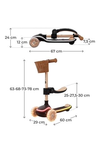 Trottinette évolutive Raket Up - Dès 12 mois - Jusqu'à 50 kg