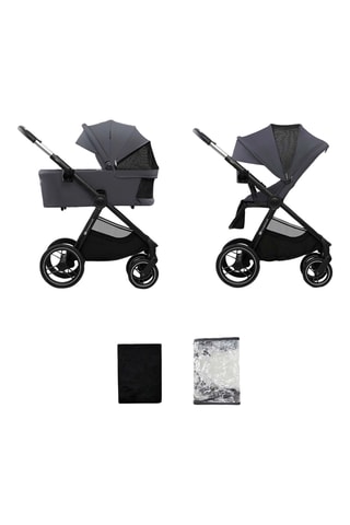 Poussette + accessoires Nea 2 - Noir et gris