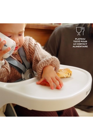 Chaise haute évolutive Dinnly - Dès 6 mois - Jusqu'à 20 kg