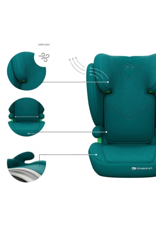 Siège-auto évolutif Junior Fix 2 Plus I-Size - De 3,5 à 12 ans - De 100 à 150 cm - Vert