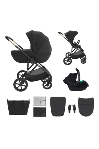 Poussette trio Prime 3 - Dès la naissance - Jusqu'à 22 kg - Noir
