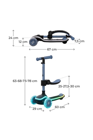 Trottinette 2-en-1 Raket Up - Dès 2 ans - 50 kg