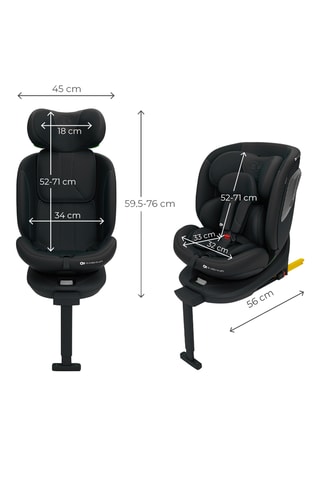 Siège-auto évolutif I-360 2 Plus - De la naissance jusqu'à 12 ans - De 40 à 150 cm - Jusqu'à 36 kg - Noir