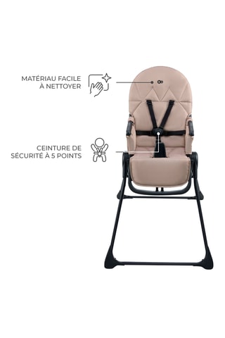 Chaise haute Binci - Dès 6 mois - Jusqu’à  15 kg