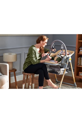 Chaise haute pliante 2 en 1 Lastree - Dès la naissance - Jusqu'à 15 kg