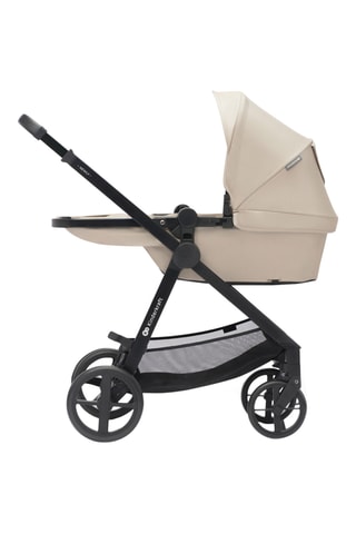 Poussette Newly 3 en 1 Mink Pro  - Dès la naissance - Jusqu'à 22 kg - Noir et beige
