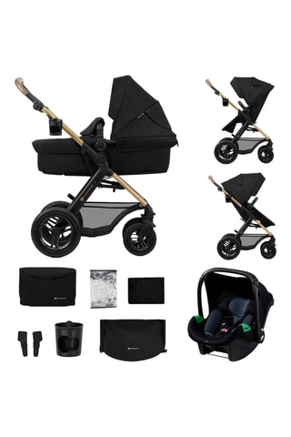 Poussette trio Moov 2 Air - Dès la naissance - Jusqu'à 27 kg - Noir