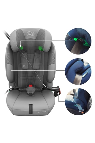 Siège-auto évolutif Comfort Up 2 Plus i-Size - De 15 mois à 12 ans - De 76 à 150 cm - Gris