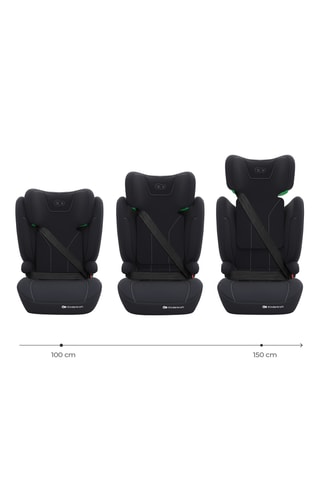 Siège-auto évolutif I-Spark 2 Plus - De 3,5 à 12 ans - De 100 à 150 cm - Jusqu’à 36 kg - Noir