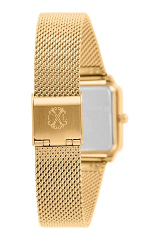 Metalen Quartz Horloge - Goudkleurig en Wit