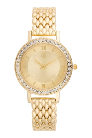 Set Quartz Horloge en Leren Horlogeband